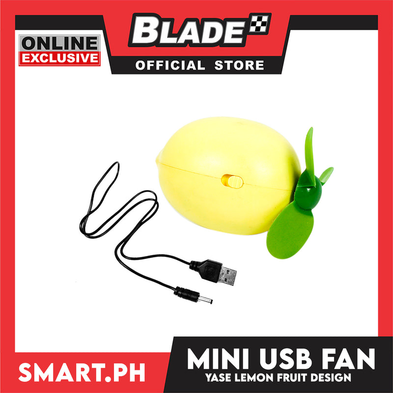 Gifts Mini Fan Lemon Yase With USB Cable