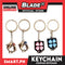 Gift Keychain Set of 2pcs For Couples Assorted Designs