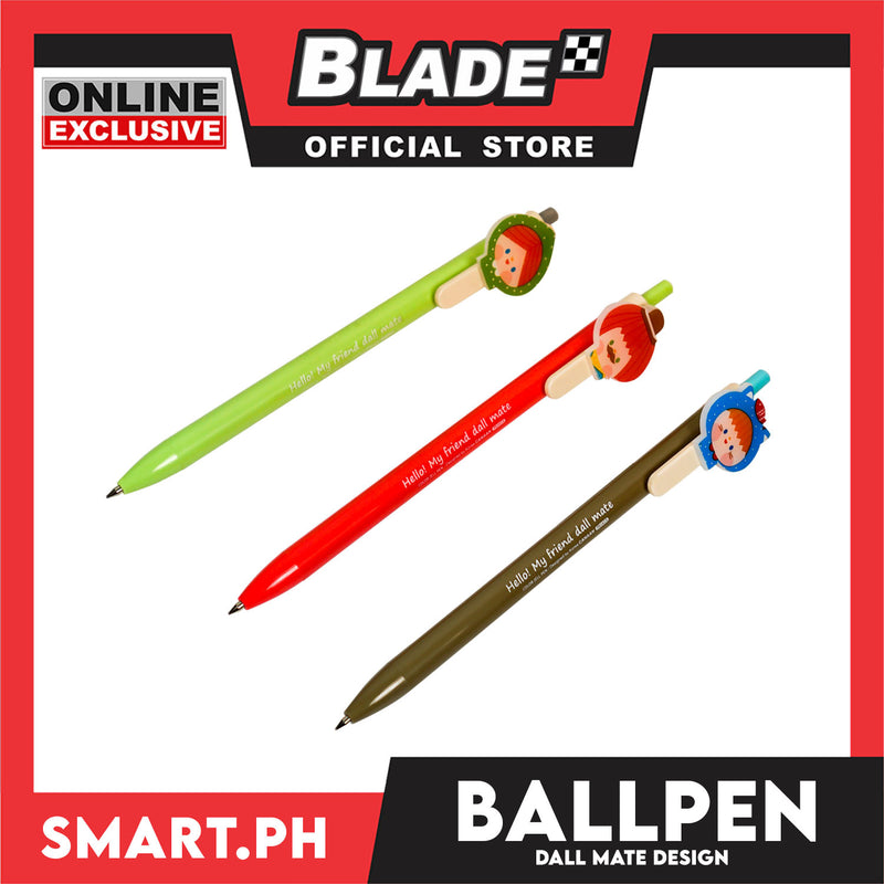 Gifts Ballpen Dall Mate Design (Assorted Colors)