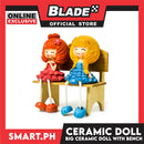 Gifts Ceramic 2 Dolls with Bench Figurine MB935B (Assorted Designs and Colors)