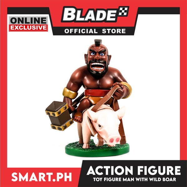 Gifts Action Toy Figure Collection, Popular Mobile Game Character Design (Man With Wild Boar)