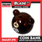 Gifts Coin Bank Round Small Bear Design B0063-AP0768 (Assorted Designs and Colors)