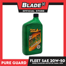 Pure Guard Fleet Diesel/Gasoline Motor Oil SAE 20W-50 946ml