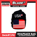 Gifts Bag Backpack Knapsack 44cm USA Design 1038 (Assorted Colors)