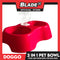 Doggo 2 in 1 Pet Bowl Food and Drinking Bowl (Red)