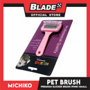 Michiko Slicker Brush Pink Color (Small) Pet Brush, Pet Grooming