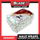 Hushpet Male Wrap Disposable Dog Diaper 12pcs. (Medium)