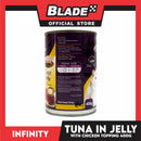 Infinity Tuna In Jelly, Grain Free 400g Canned Wet Food (Chicken Toppings) Cat Food
