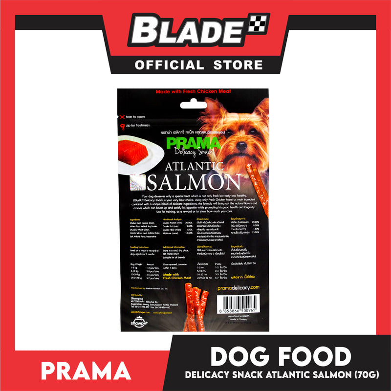 Prama Delicacy Snack Atlantic Salmon 70g Dog Treats