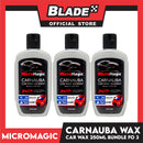 3pcs Micromagic Carnauba Car Wax 250mL