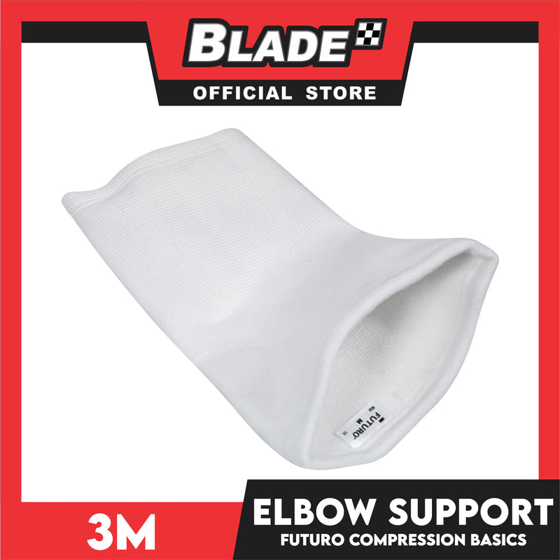 3M Futuro Compression Basics Elastic Knit Elbow Support 1pc. (Medium) Helps Provide Support To Injured Or Weak Elbows