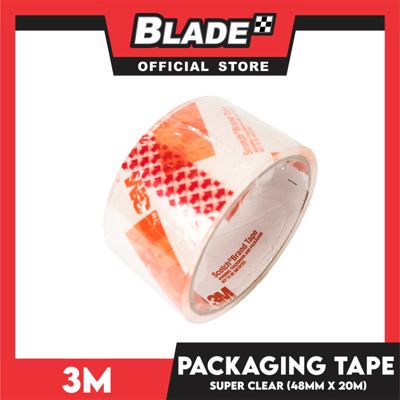 3M Scotch Packaging Tape Super Clear 48mm x 20m
