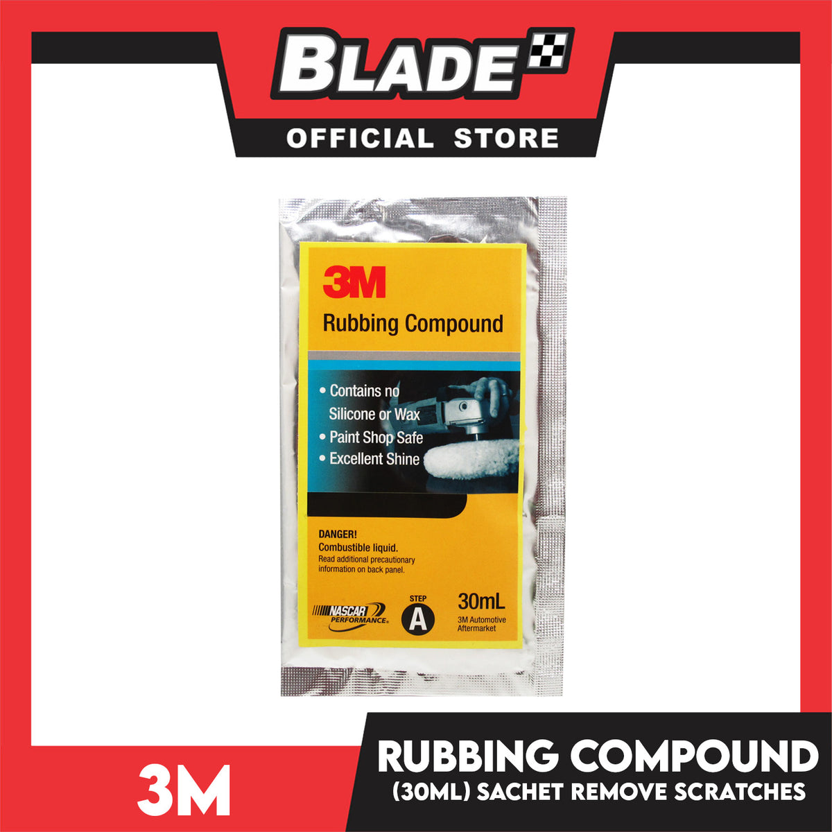 3M Rubbing Compound Sachet 30ml