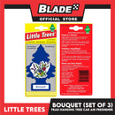 4pcs Little Trees Car Air Freshener U3S-32002 Bouquet (Set of 3) Hanging Tree Provides Long Lasting
