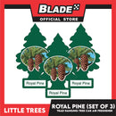 2pcs Little Trees Car Air Freshener U3S-32001 Royal Pine (Set of 3) Hanging Tree Provides Long Lasting