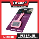 Michiko Slicker Brush Pink Color (Small) Pet Brush, Pet Grooming