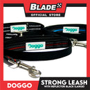 Doggo Strong Leash with Reflector (Black) Comfortable Dog Leash