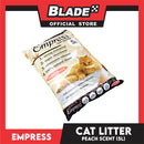 Empress Cat Litter 5 Liters (Peach Scent) Strong Clumping, Eliminates Odors, 99% Dust Free, 100% Natural Cat Litter