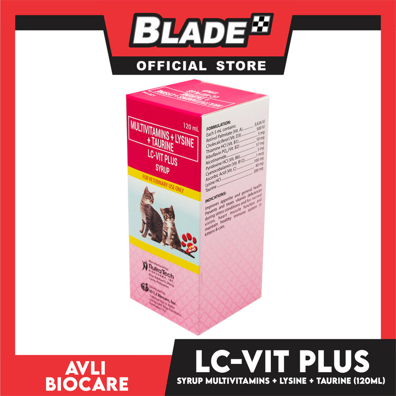 Levit Plus Powder Lc-Vit Plus Syrup Multivitamins + Lysine + Taurine 120ml – blade.ph