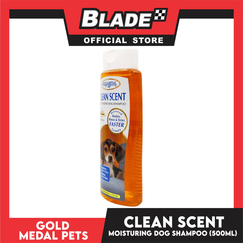Gold Medal Pets Clean Scent Moisturizing Dog Shampoo 17oz Maintains Color and Shine