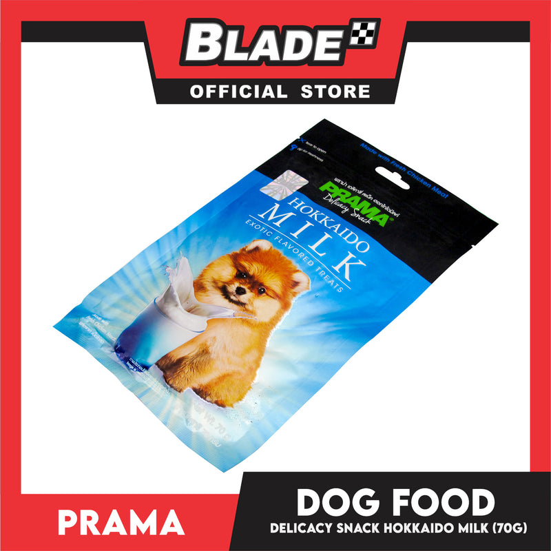 Prama Delicacy Snack Hokkaido Milk 70g Dog Treats
