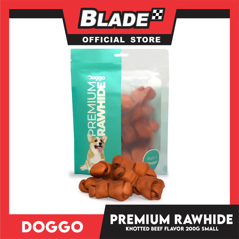 Doggo Premium Rawhide Knotted Beef Flavor (Small)