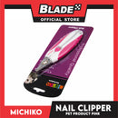 Michiko Premium Pet Nail Clipper Large (Pink) Trimming Nails Grooming For Small Breed Dogs And Cats