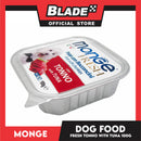 Monge Fresh Pate And Chunkies 100g (Tonno With Tuna) Dog Wet Food