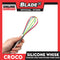 Silicone Whisk Stainless Steel Hand Kitchen Whisk Food Mixer
