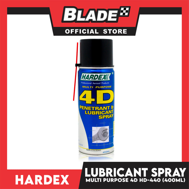 Hardex 4D Penetrant And Lub Spray HD-440 400ml