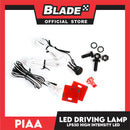Piaa LP530 High Intensity Led White Driving Lamp Kit Reflector Facing Technology 9.4W