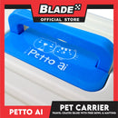 Petto Ai Dog Pet Carrier Crate (Blue) Pet Travel Carrier Animal Box