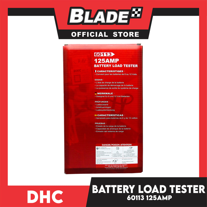 Dhc Battery Load Tester 60113 125amp