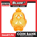 Gifts Coin Bank Plastic Transparent Bird Design AP1413 (Assorted Designs and Colors)