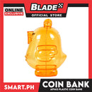 Gifts Coin Bank Plastic Transparent Bird Design AP1413 (Assorted Designs and Colors)