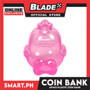Gifts Coin Bank Plastic Transparent Bird Design AP1413 (Assorted Designs and Colors)