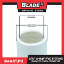 Buy 10 Get 1 Free 6-Way PVC Fitting Pipe Elbow 20mm