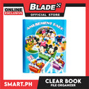 Gifts File Folder Clear Book School Supplies (Assorted Colors and Designs)