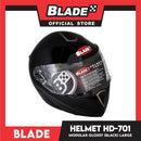 Blade Helmet Modular Full Face HD-701 Black Glossy (Large)