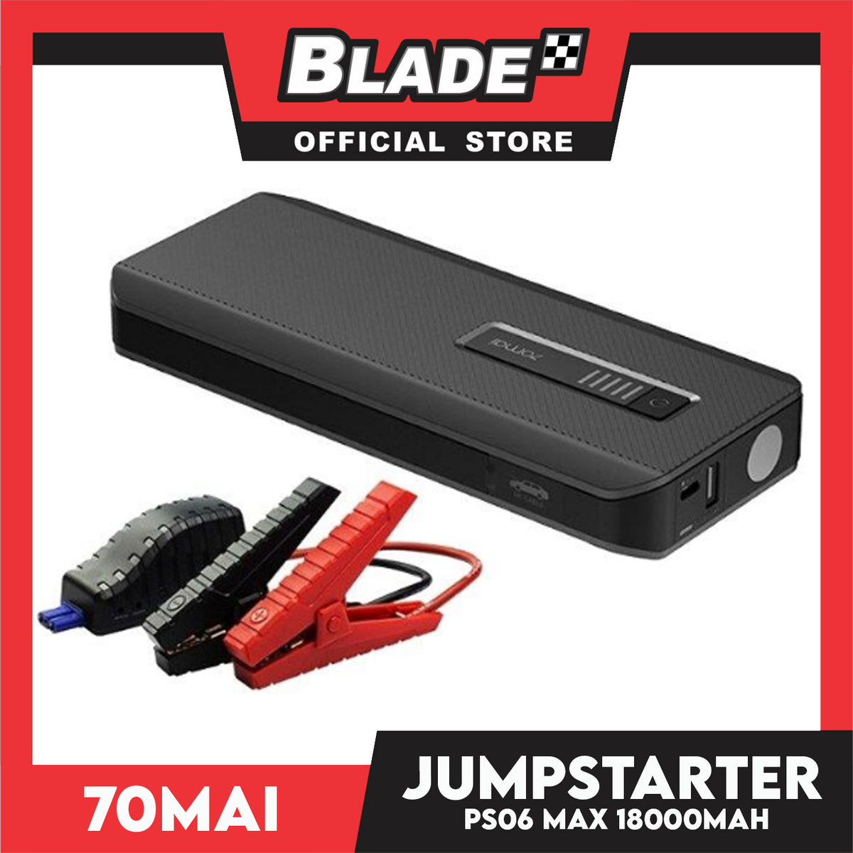 70mai Jump Starter Max PS06 1000A Power Bank 18000mah Car Jumpstarter Auto Buster Emergency Booster