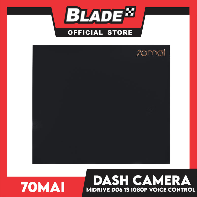 70mai Smart Dash Cam MIdrive D06 1s Voice Control 1080P Full HD Sony Image Sensor 130 Degree Wide Angle
