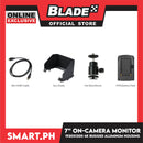 T7 Feel World 7-inches On Camera Monitoring Rugged Aluminum Housing 1920 x 1200 4K HDMI Input Output For Video Editing, Education, Programming, Photo Editing, Gaming, Business