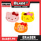 Gifts School Supplies Eraser Set With Character Designs 8015 (Assorted Colors and Designs)