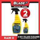 2pcs Rain-X 2 In 1 Glass Cleaner With Rain Repellent Trigger 680ml Enhance Driving Visibility