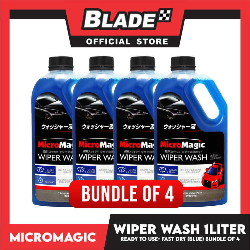 4pcs Micromagic Wiper Wash 1L