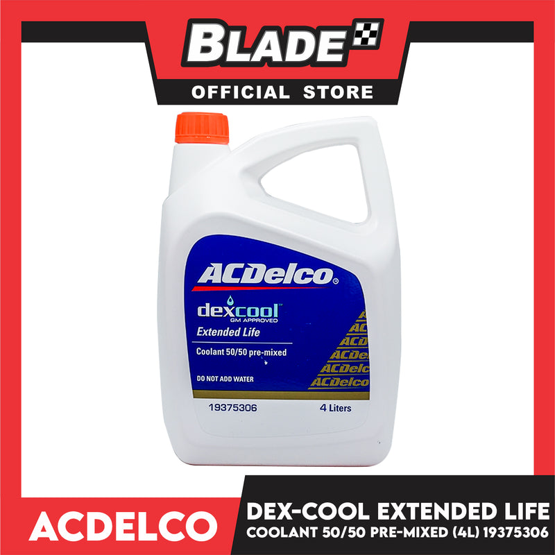 Acdelco Dex-cool  Gm Approved Coolant 50/50 Pre-mixed Extended Life 19375306 4L