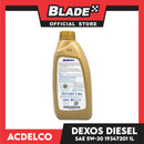 ACDelco Dexos2 Advance Fully-Synthetic Engine Oil Diesel API SN/ACEA C2, A5, B5 SAE 5W-30 19347201 1Liter