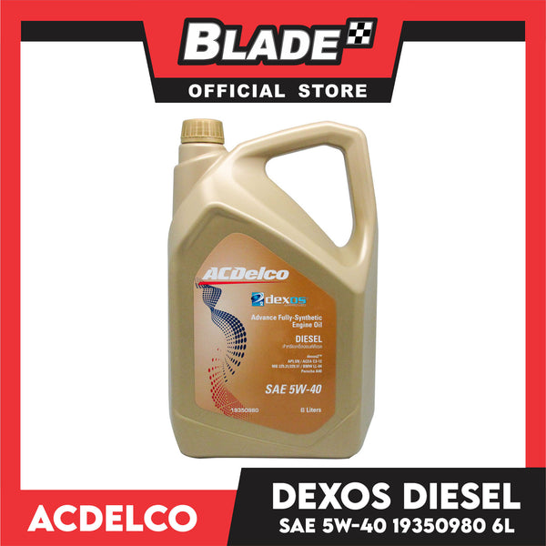 ACDelco Dexos2 Advance Fully-Synthetic Engine Oil Diesel SAE 5W-40 193 –