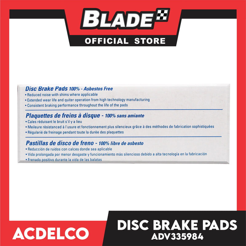 ACDelco Disc Brake Pads 19371738 for Chevrolet Trailblazer and Chevrolet Colorado -16