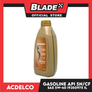 ACDelco Fully-Synthetic Engine Oil Gasoline API SN/CF ACEA C3-12 SAE 5W-40 Supreme Plus 19350975 1Liter